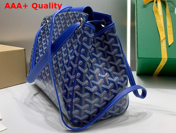 Goyard Rouette PM Bag in Sky Blue Goyardine Canvas and Chevroches Calfskin Replica