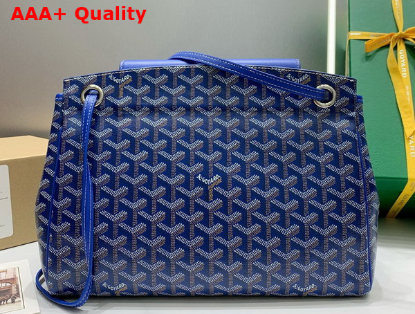 Goyard Rouette PM Bag in Sky Blue Goyardine Canvas and Chevroches Calfskin Replica