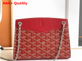 Goyard Rouette Structure Mini Bag in Red Goyardine Canvas and Chevroches Calfskin Replica