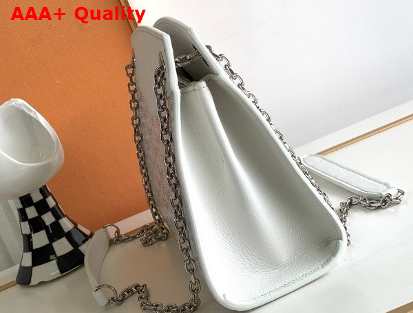 Goyard Rouette Structure Mini Bag in White Goyardine Canvas and Chevroches Calfskin Replica