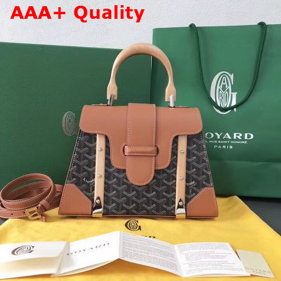 Goyard Saigon Shoulder Bag in Brown Replica