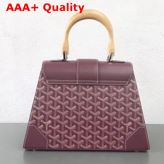 Goyard Saigon Shoulder Bag in Burgundy Replica