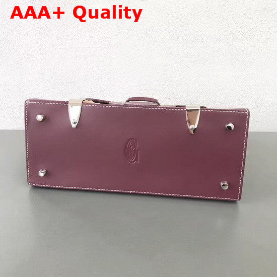 Goyard Saigon Shoulder Bag in Burgundy Replica