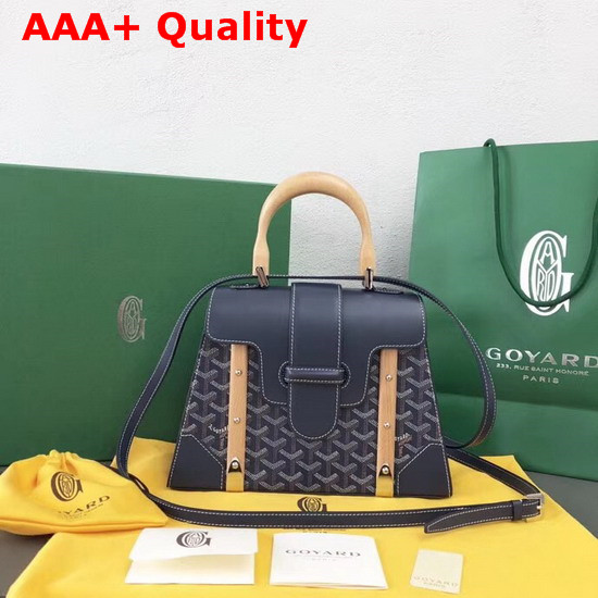 Goyard Saigon Shoulder Bag in Navy Blue Replica