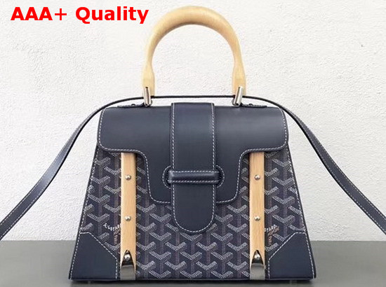 Goyard Saigon Shoulder Bag in Navy Blue Replica