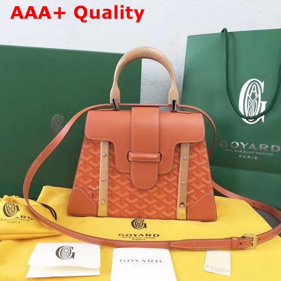 Goyard Saigon Shoulder Bag in Orange Replica