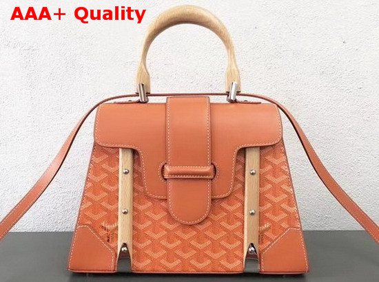 Goyard Saigon Shoulder Bag in Orange Replica