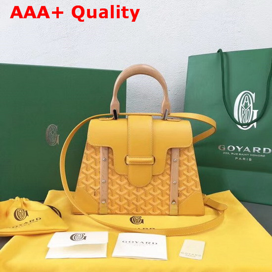 Goyard Saigon Shoulder Bag in Yellow Replica