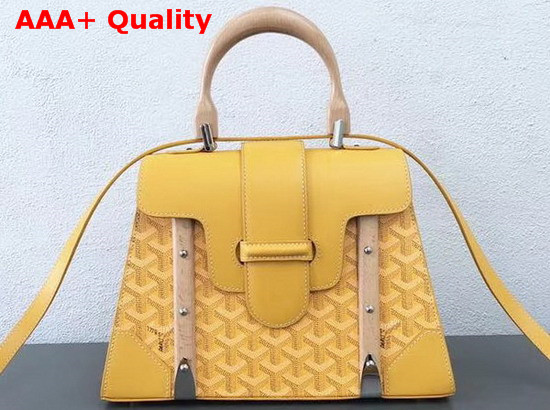 Goyard Saigon Shoulder Bag in Yellow Replica