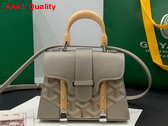 Goyard Saigon Structure Nano Bag in Grege Goyardine Canvas and Decize Taurillon Leather Replica