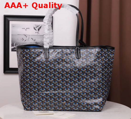 Goyard Saint Louis Claire Voie MM Reversible Tote Bag Blue Interior Replica