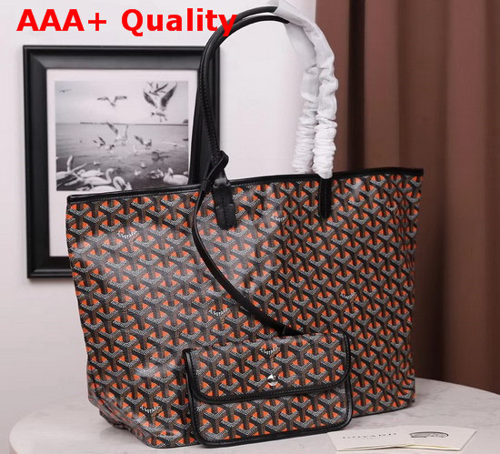 Goyard Saint Louis Claire Voie MM Reversible Tote Bag Orange Interior Replica