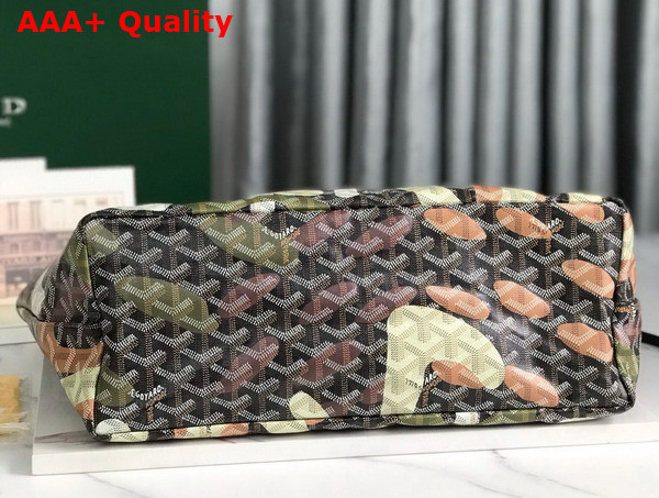 Goyard Saint Louis PM Bag Lettres Camouflage Black and Green Replica