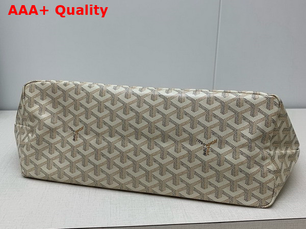 Goyard Saint Louis PM Bag in Sand Chevroches Calfskin and Goyardine Canvas Replica