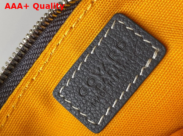 Goyard Senat Nano Key Pouch in Grey Goyardine Canvas and Chevroches Calfskin Replica