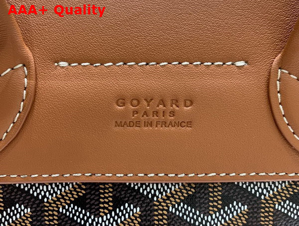 Goyard The Alpin Mini Backpack in Black and Natural Replica