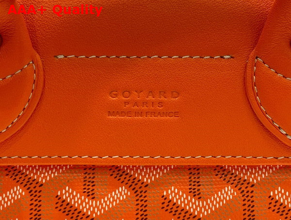 Goyard The Alpin Mini Backpack in Orange Replica