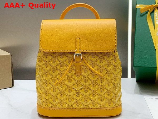 Goyard The Alpin Mini Backpack in Yellow Replica