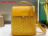 Goyard The Alpin Mini Backpack in Yellow Replica