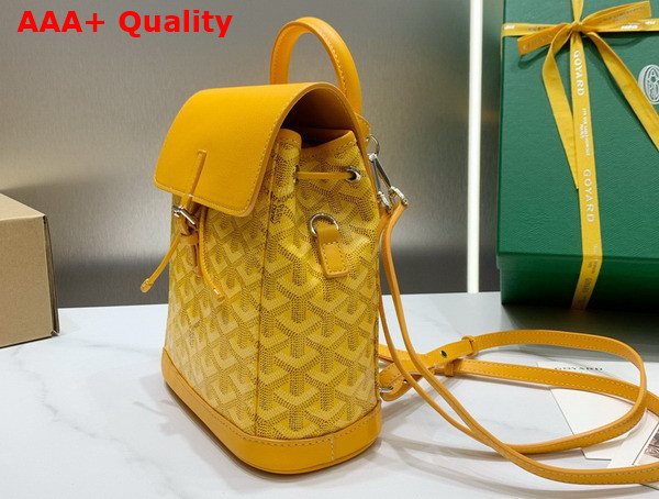 Goyard The Alpin Mini Backpack in Yellow Replica