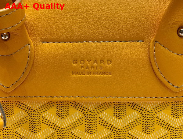 Goyard The Alpin Mini Backpack in Yellow Replica