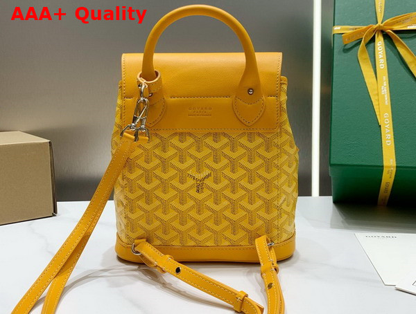 Goyard The Alpin Mini Backpack in Yellow Replica