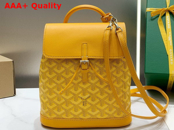 Goyard The Alpin Mini Backpack in Yellow Replica