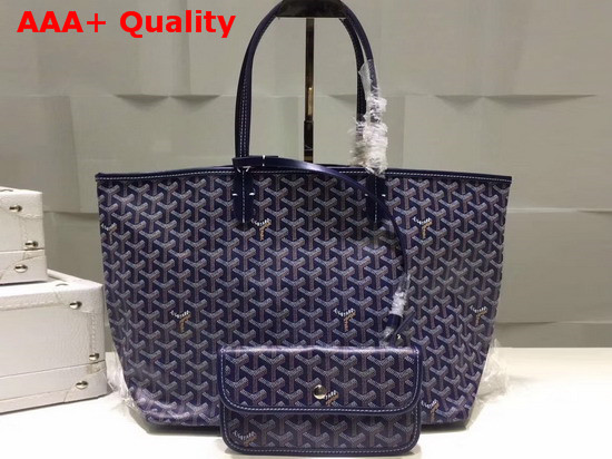 Goyard The Damona Millesime Marquage Shopping Bag Dark Blue Replica