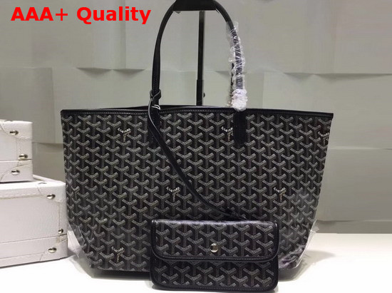 Goyard The Damona Millesime Marquage Shopping Bag in Black Replica