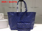 Goyard The Damona Millesime Marquage Shopping Bag in Blue Replica