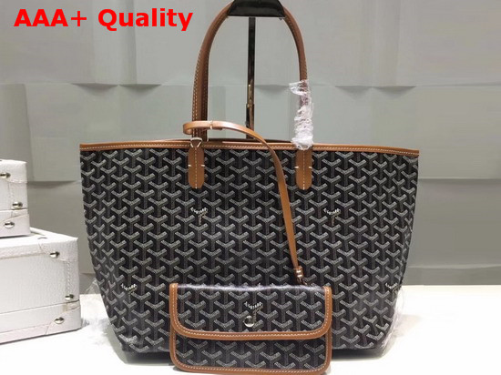 Goyard The Damona Millesime Marquage Shopping Bag in Brown Replica