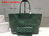 Goyard The Damona Millesime Marquage Shopping Bag in Green Replica