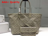 Goyard The Damona Millesime Marquage Shopping Bag in Grey Replica