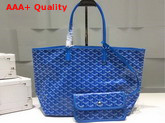 Goyard The Damona Millesime Marquage Shopping Bag in Light Blue Replica