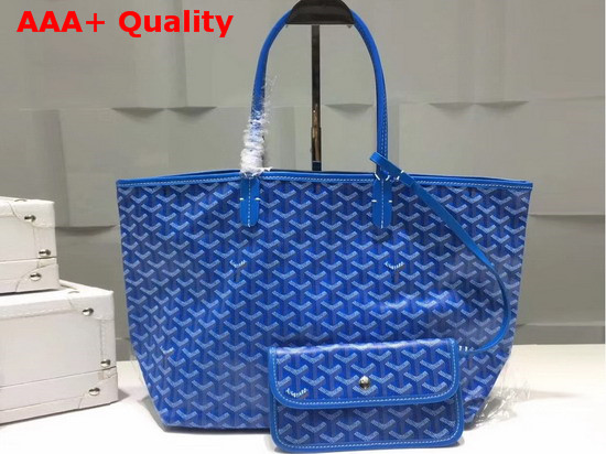 Goyard The Damona Millesime Marquage Shopping Bag in Light Blue Replica