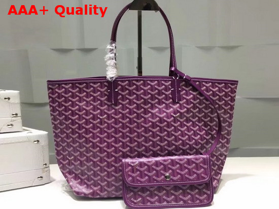 Goyard The Damona Millesime Marquage Shopping Bag in Purple Replica