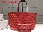 Goyard The Damona Millesime Marquage Shopping Bag in Red Replica