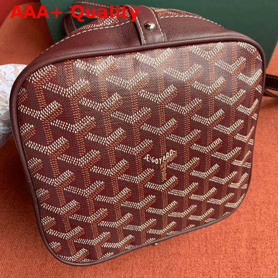 Goyard The Petit Flot Bucket Bag in Burgundy Replica