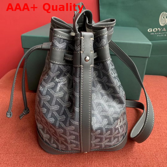 Goyard The Petit Flot Bucket Bag in Grey Replica