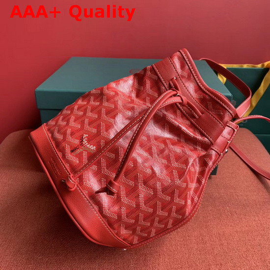 Goyard The Petit Flot Bucket Bag in Red Replica