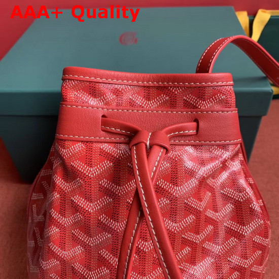 Goyard The Petit Flot Bucket Bag in Red Replica