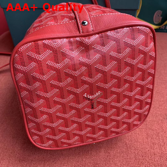 Goyard The Petit Flot Bucket Bag in Red Replica