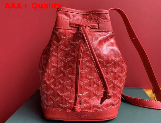 Goyard The Petit Flot Bucket Bag in Red Replica