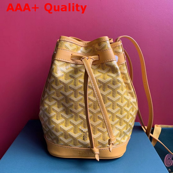 Goyard The Petit Flot Bucket Bag in Yellow Replica