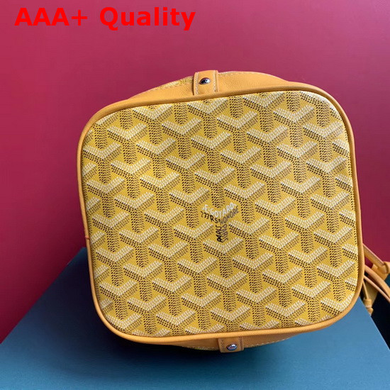 Goyard The Petit Flot Bucket Bag in Yellow Replica