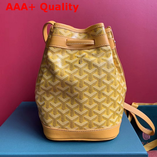 Goyard The Petit Flot Bucket Bag in Yellow Replica