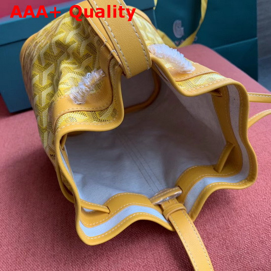 Goyard The Petit Flot Bucket Bag in Yellow Replica