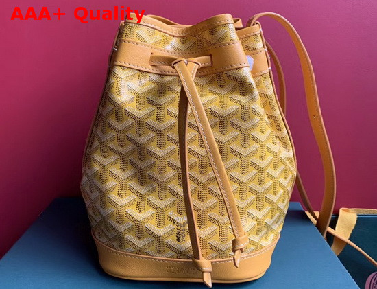 Goyard The Petit Flot Bucket Bag in Yellow Replica