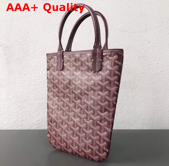 Goyard The Poitiers Bag in Burgundy Replica