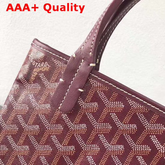 Goyard The Poitiers Bag in Burgundy Replica